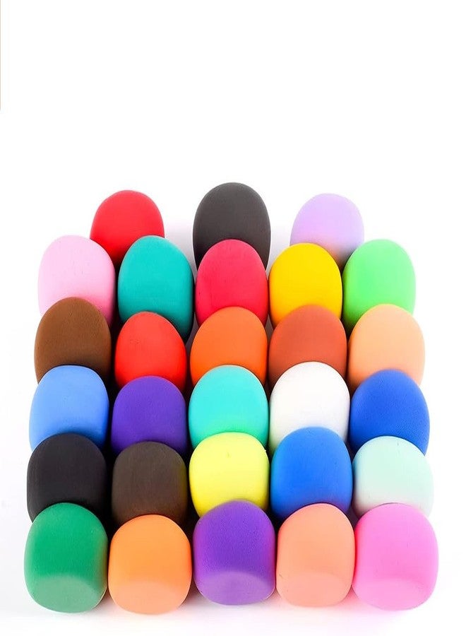 ECLET إيكليت (عبوة من 12 قطعة) طين يجف في الهواء، طين ناعم ملون للأطفال، أعمال فنية إبداعية، هدايا للأطفال - متعدد الألوان. مجموعة معجون طين رغوي مرن غير سام للأطفال مع أدوات. 0.151 - Image 1